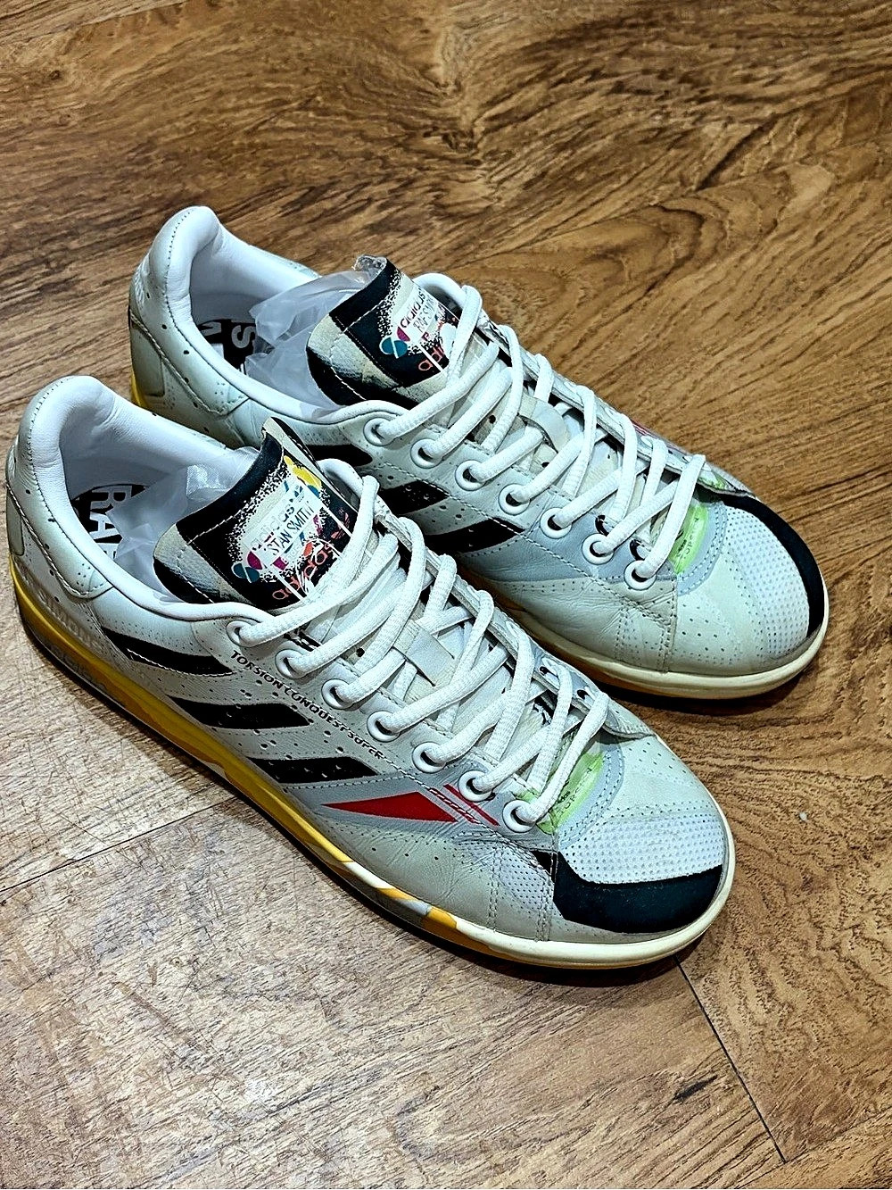 Adidas x Raf Simons RS Torsion Stan Smith EE7953 Trompe L'oeil Rare Cloud White